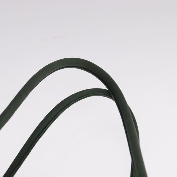 PRADA Hand Bag Nylon Green Silver - Picture 8 of 12